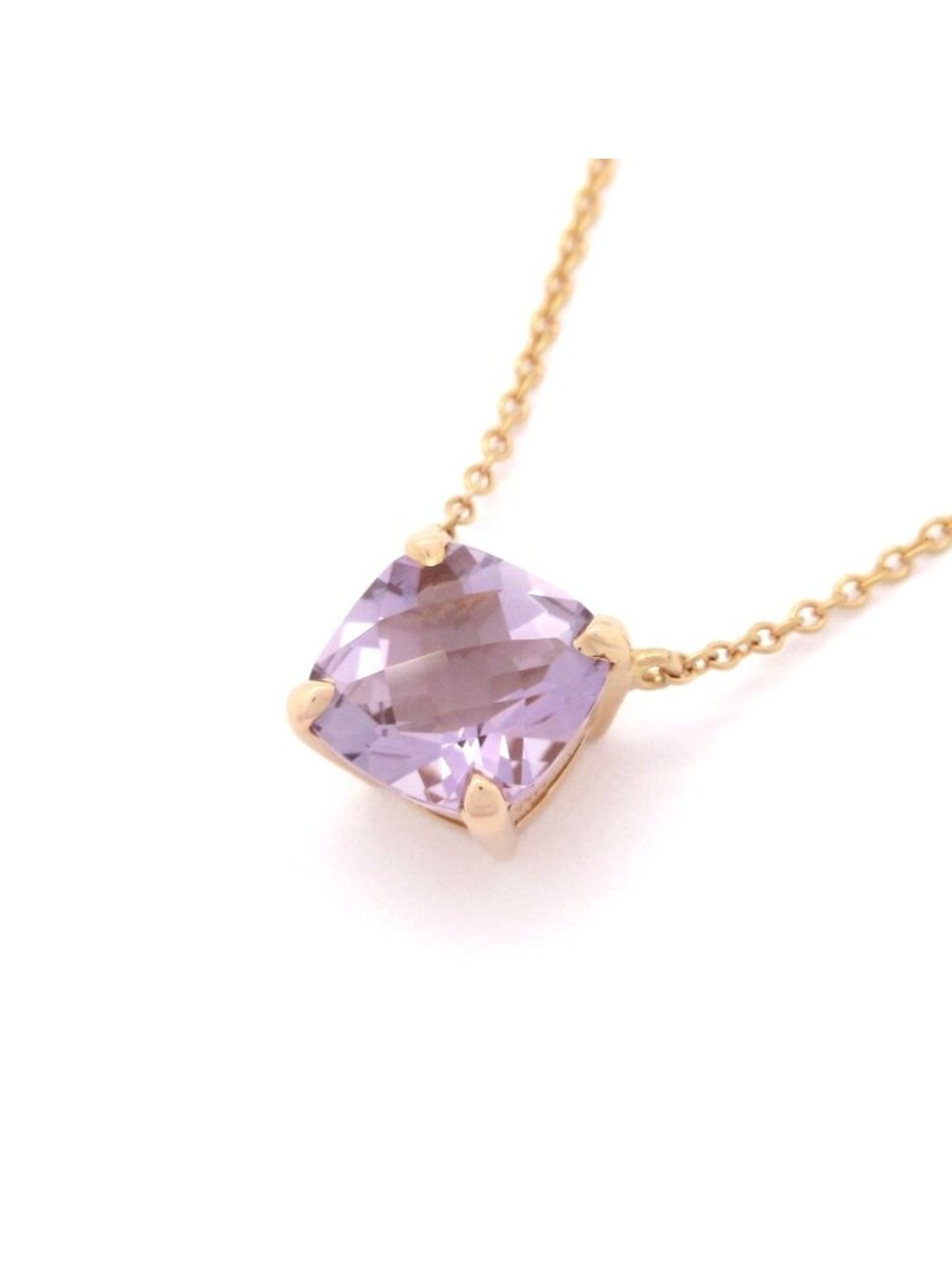 Tiffany & Co Necklace 18k Pink Gold Amethyst